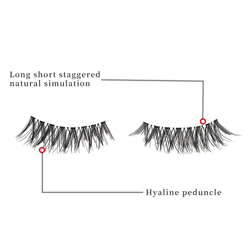 10Pairs Full Strip Lashes Wispy Hand Made Makeup Free Shipping Eyelash Natural False Individual Japanese Maquillaje Coreano