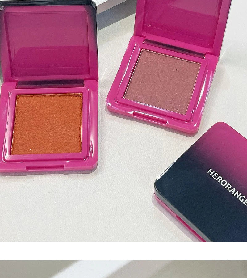 HERORANGE youth monochrome makeup eye shadow ins pearlescent fine flash natural delicate mashed potato eye shadow plate