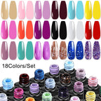 Professional Gel Nail Polish Kit Semi Permanent Gel Varnish Set Nail Art Manicure Kit And UV LED Nail Dryer Electric Nail Drill