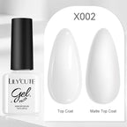 LILYCUTE 5ml Super Bright Silver Metallic Painting Liner Gel Nail Polish Drawing Stripe Graffiti Mirror Pull Line UV Gel Varnish