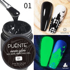 PUETNE 7.5ML Amber Moonlight Cat Magnetic Gel Nail Polish Winter Nails Jelly Glass Cat Eye Soak Off UV Semi-Permanent Varnish
