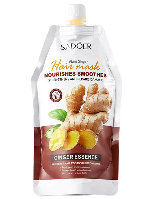 Magical Ginger Hair Mask 5 Seconds Keratin Repair Damage Frizzy Treatment Scalp Hair Root Shiny Balm Straighten Soft Hair Care