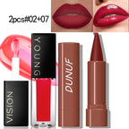 Gradient Lip Liner Pen with Matte Velvet Finish Smooth Application  Lipstick for Defined and Elegant Lips
