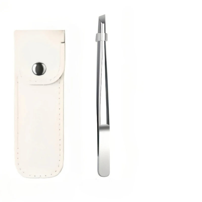 High-quality Stainless Steel Tweezers Suitable for Eyebrow and Beard Grooming Multi-functional Beauty and Facial Care Tool