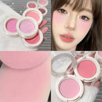 Monochrome Milk Peach Face Blush Pallete Mineral Pigment Cheek Blusher Powder Makeup Professional Contour Shadow Pink Blusher