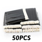 MEISHENJIE 50/500/1000pcs Lip Brushes Makeup Mascara Wands Lipstick Micro Brushes Applicators Cleaner for Eyelash Extension Tool