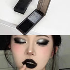 Hot Biya 2Colors Eyeshadow Protable Red Black Plate Matte Eye Shadow Dark Smoky Cosmetics Makeups Party Halloween DIY Wholesale