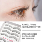 10Pairs Full Strip Lashes Wispy Hand Made Makeup Free Shipping Eyelash Natural False Individual Japanese Maquillaje Coreano