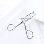 Easy To Use Plated Stylish Design Eyelash Curler Beauty Tool Electric Best Selling Eyelash Curler For Straight Lashes Spring