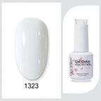 Clou Beaute 15ml Red Black White Green Neon Gel Nail Polish Base Top Coat Velvet Top 400 Colors Semi Permanent Gel Nail Varnish