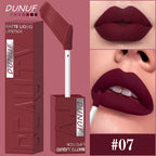 Matte Velvet Lipstick Lip Gloss Waterproof Smooth Long-Lasting Non-sticky Non-transfer Deep Red Nude Y2K Daily&Party Makeup Gift