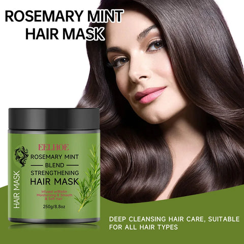 Rosemary Plant Essence Hair Mask Repair Damage Dry Split Hair Nourishing Moisturizing Treatment Shiny Deep Hair Care Mask