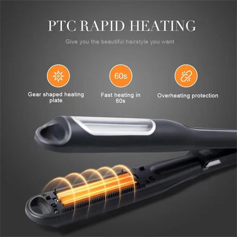 Professional Wave Hair Styler Automatic Rotating Ceramic Corrugated Curling Iron Volumizing Fluffy Waver Salon Styling Tools