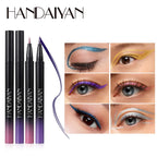 Glitter Liquid Eyeliner Pencil Waterproof Purple Pink Blue Eye Liner Pen Long Lasting Quickily Drying Eyes Makeup Cosmetics