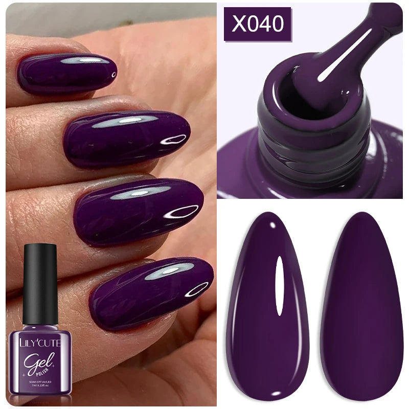 LILYCUTE 5ML Metallic Painting Liner Gel Nail Polish Super Bright Gold Silver Mirror Drawing Gel Semi Permanent Line French Nail