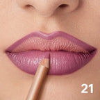 Matte Lip Liner Pencil Nude, Long-Lasting Waterproof, Smudge-Proof, Precise Outline, Smooth Creamy Formula