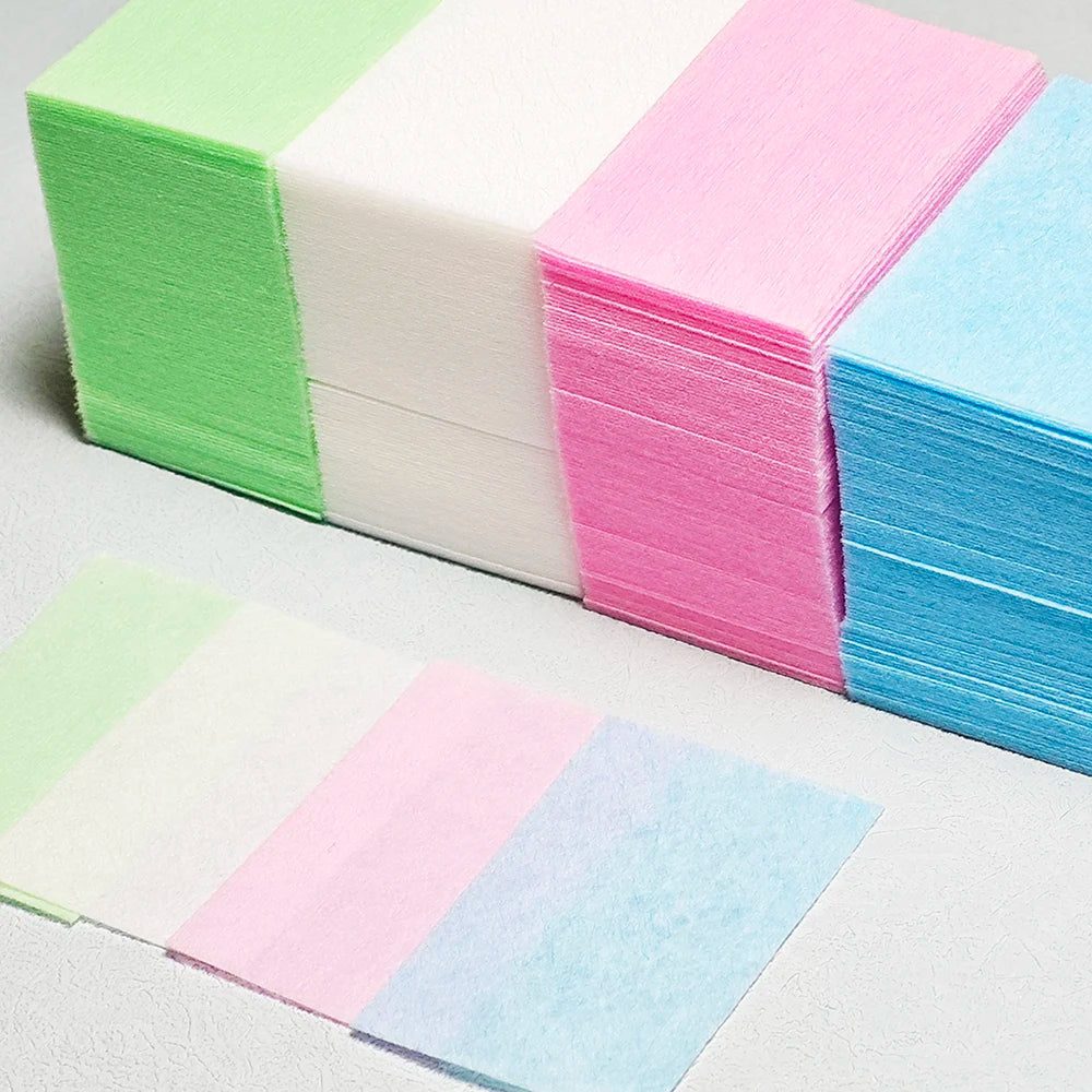 Nail Polish Remover Lint Free Nail Art Removal Wipes Cotton Pad Gel Nail Polish Eyelash Glue Cleaning Wipes Nails Accessories