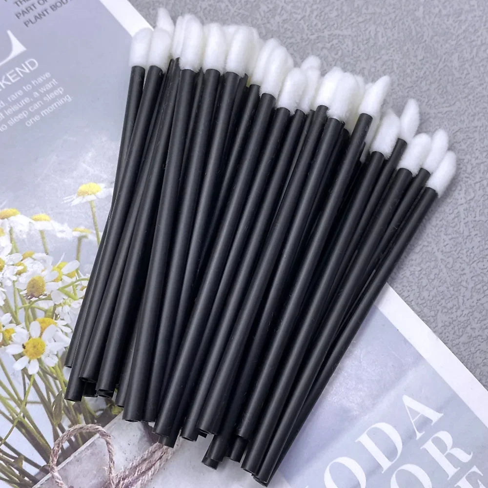 Wholesale 50/1000 PCS Disposable Lip Brush Women Accessories Lipstick Gloss Wands Applicator Perfect Best Make Up Tool Hotting