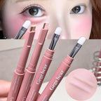 Bicolor Under Eye Pencil 2 In 1 Brightening Highlighter Nude Pink Shadow Stick Aegyo Sal Lying Silkworm Eeyshadow Lash Makeup