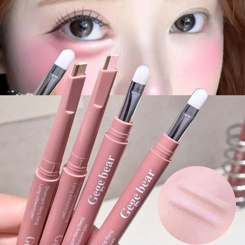 Bicolor Under Eye Pencil 2 In 1 Brightening Highlighter Nude Pink Shadow Stick Aegyo Sal Lying Silkworm Eeyshadow Lash Makeup