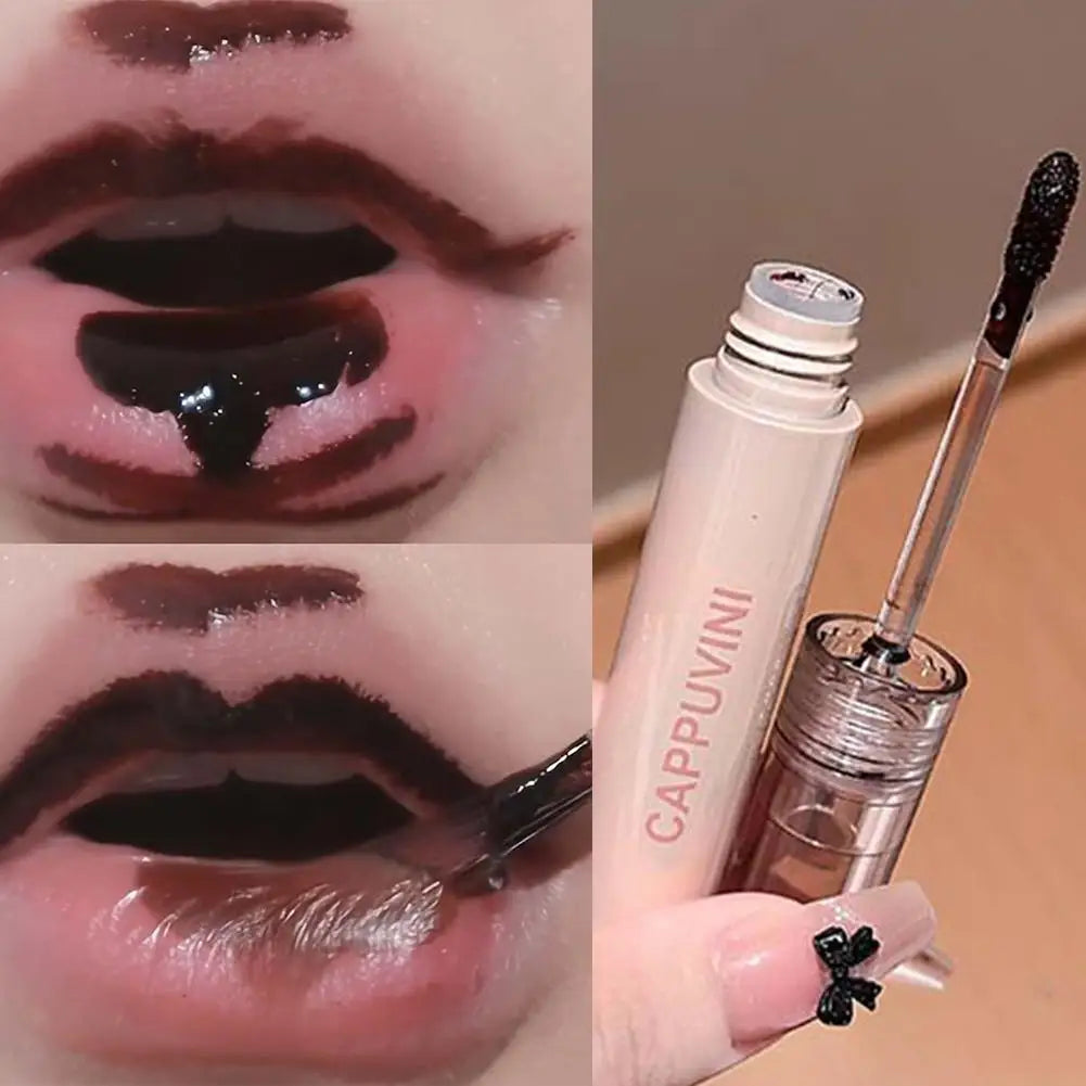 Mocha Brown Peel Off Lip Tint Makeup Peel Off Dye Lipstick Korean Lip Stain Cosmetics Rose Matte Gloss Tear-off Lip Waterpr D6H5