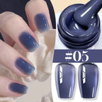 10ML 1-24PCS Milk White Jelly Gel Nail Polish Nail Art 2025 New Popular Nail Supplies UV LED Light Nails Autumn Nails