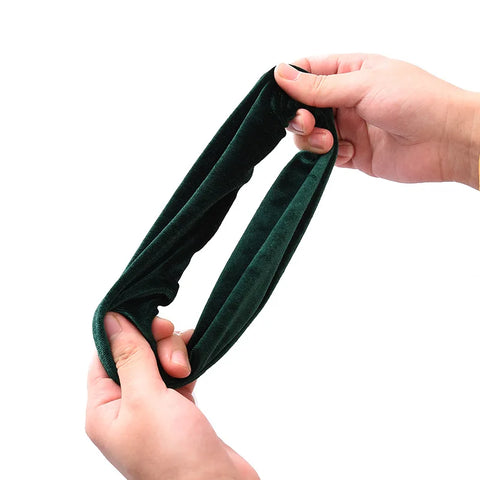 10/6/1pc Accesorios para el cabello chouchou cheveux femme hair scrunchies headband women ties velvet solid color Black set pack