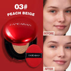 BB Cream Air Cushion Full Coverage Waterproof Long-lasting Brighten Foundation CC Cream Women Base Makeup Face Korean Cosmetics