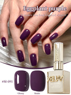 1Pc 15ML Milky White Pure Nail Polish Gel Nail Add Semi-Permanent Soak Off UV LED Construction Gel Varnish