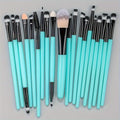 20-Piece Luxury Makeup Brush Collection - Premium Vegan Brush Set for Flawless Foundation, Contouring, Eyeshadow, and More, with
