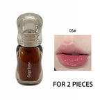 Gege Bear Crystal Gloss Lip Tint — Autumn/Winter Hydrating Formula, Mirror-Gloss Finish, Youthful Plumping Effect