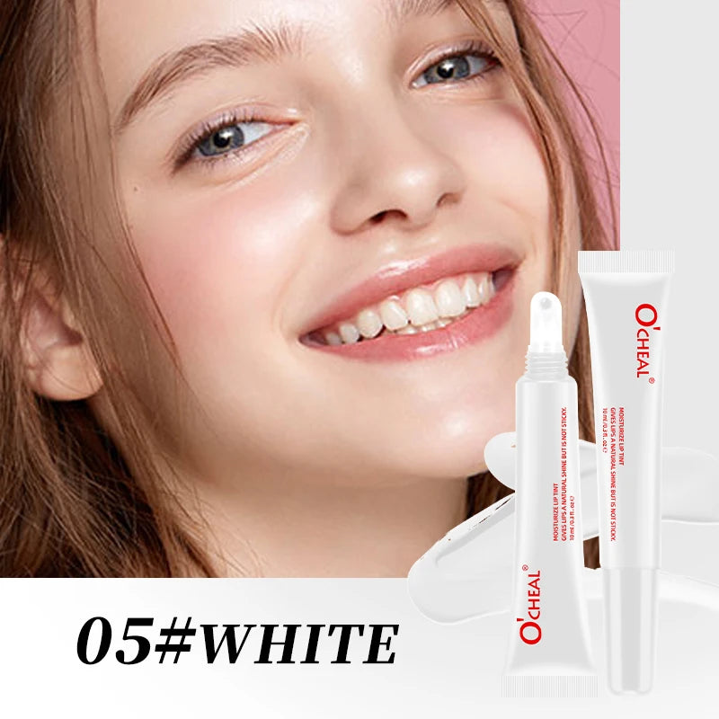 Ocheal Moisturizing Lip Gloss Plumper Shiny Liquid Lipstick Clear Lip Care Beauty Tinted Mask Glaze Colored Lipstick Makeup