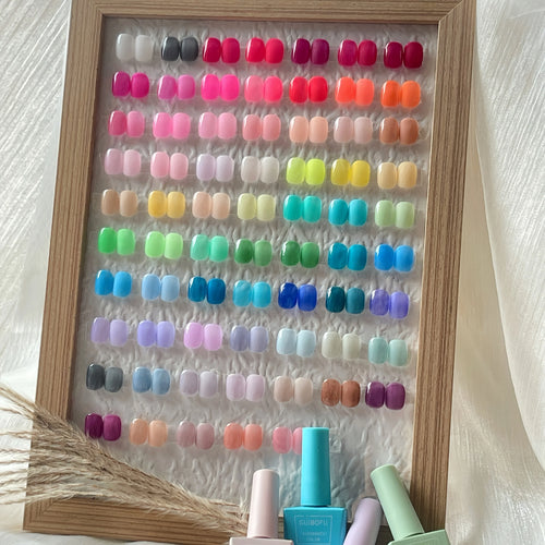 1pc 15ml Milky Jelly Nude Gel Nail Polish Transparent Colors Sheer White Pink Gel Nail Kit For Salon 68 Color