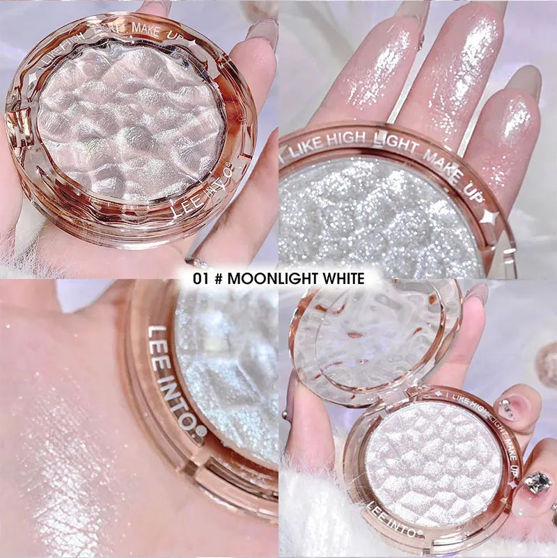 Crystal Bright Light high Gloss Powder Pearl Fine Flash Flash brightening makeup not fly Powder for young girls blush