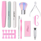 LINMANDA Manicure UV LED Lamp Kit Set UV Lamp and 20000RPM  Nail Drill Machine Kit and Remove Dead Skin Manicure Tools Set