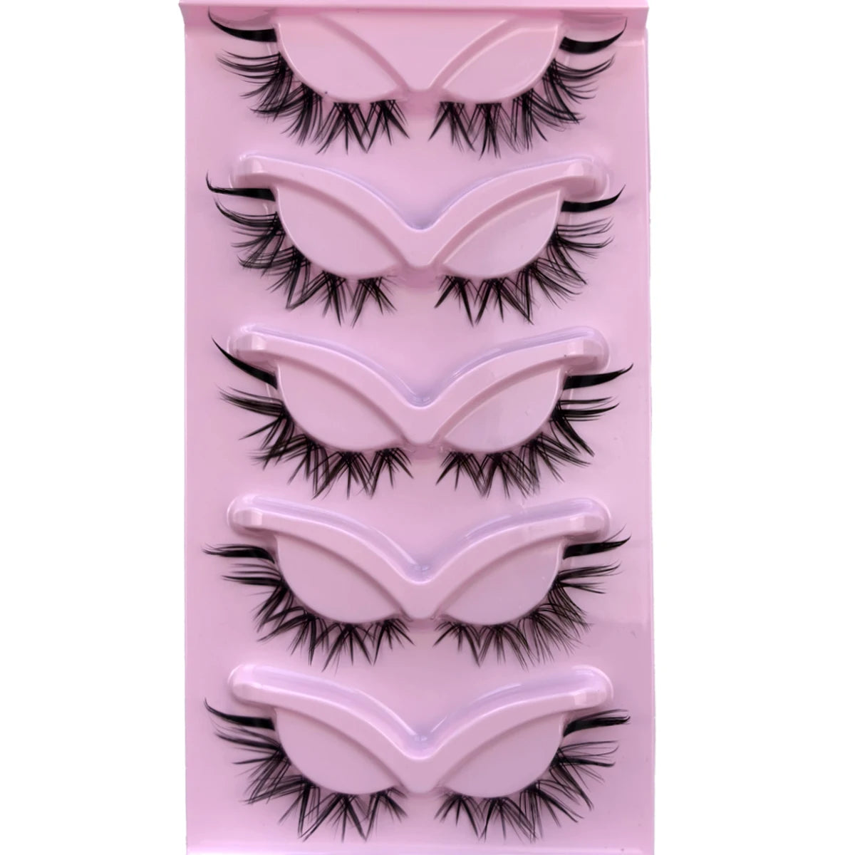 Natural Eyelashes Fake Eyelashes, Transparent Stem, Invisible Fake Mink Eyelashes, Thin Stripes, Cat Eyes, Thin Straps, Soft