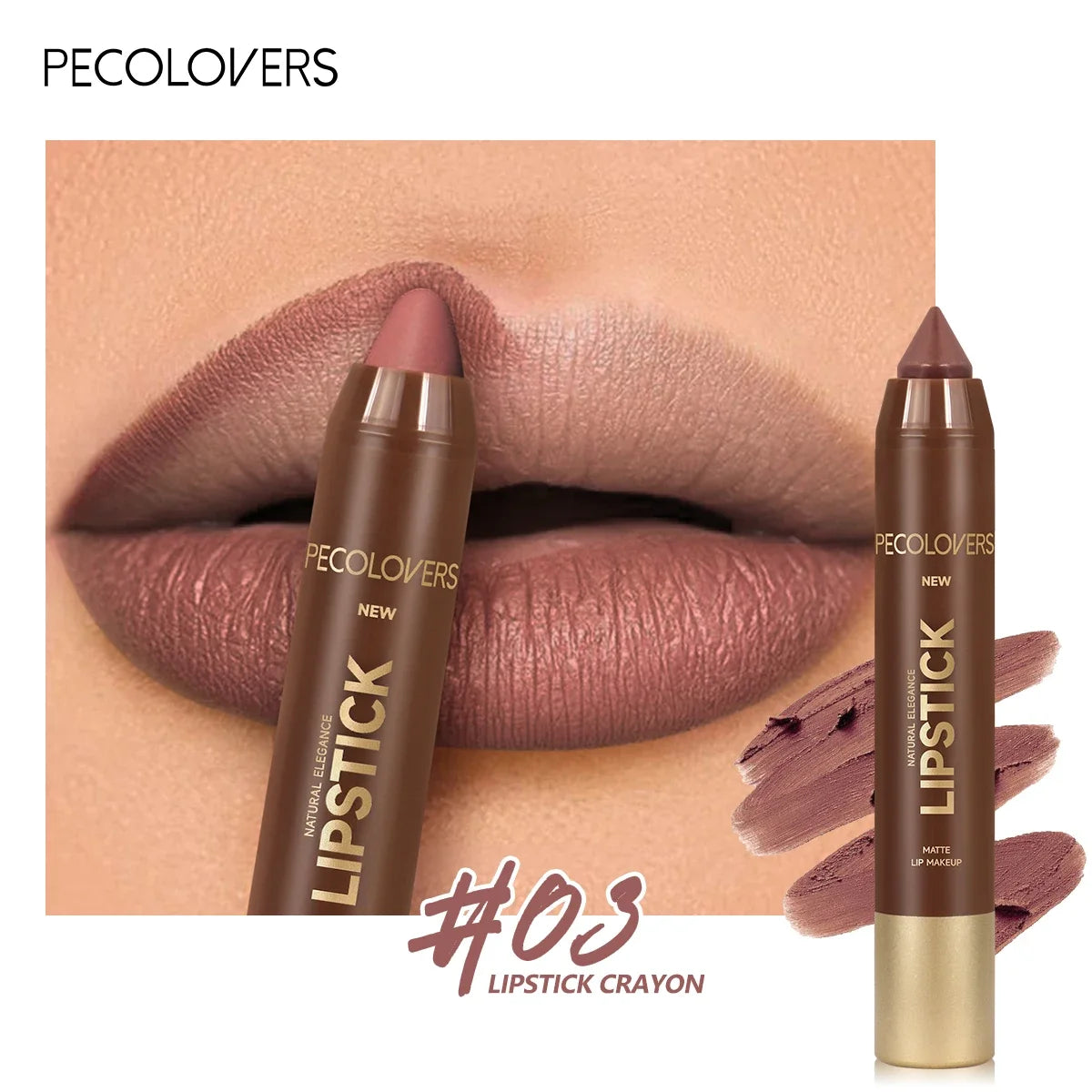 Velvet Lipstick Pencil Matte Long-lasting Lip Glaze Plump Non-stick Cup Lipstick Natural Outline Lips Lipliner Makeup