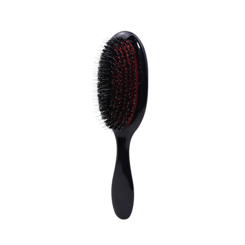1PC Oval Boar Bristle & Nylon Hair Comb Mini Anti-static Hair Scalp Massage Comb Hairbrush Salon Hair Care Brush Styling Tool