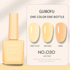 1pc 15ml Milky Jelly Nude Gel Nail Polish Transparent Colors Sheer White Pink Gel Nail Kit For Salon 68 Color