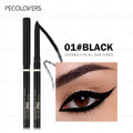 Long-Lasting Gel Black Eyeliner Pencil - Waterproof Matte Eye Makeup Tool with Quick-Drying