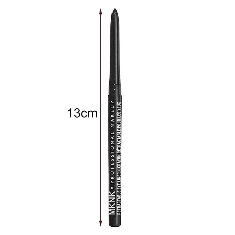 Waterproof Black Eyeliner Pencils Smudge-Proof Long-Lasting Beginner-Friendly Eye Makeup High Pigment Black White Eye Liner Pen