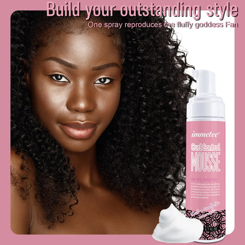 Curly Hair Mousse Hair Styling Mousses Styling Products Curl Protection Anti-frizz Moose Foam Hairs Frizz Curly Hair Products