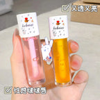 Peach Honey Lip Oil Plump Moisturizing Non-sticky-hydrating Gloss Long-lasting clear liquid lip Balm
