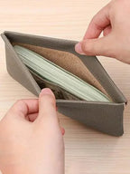 Custom Letters  Ladies Genuine Leather Ultra-thin New Minimalist Long Wallet With Automatic Closure makeup Lipstick Storage Bag