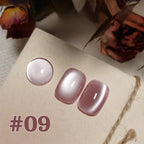 MIANEL 12ML 1-12pcs Jiannan Bistro Cat Eye Gel Nail Polish Blue Nails White Nails Pink Nails Nail Art Use Nail Supplies