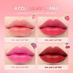 1PC Fruit Juice Lip Tint Non-stick Cup Liquid Lipstick and Blush 2 in1 Waterproof Smudge Proof Long Lasting Water Lip Stain