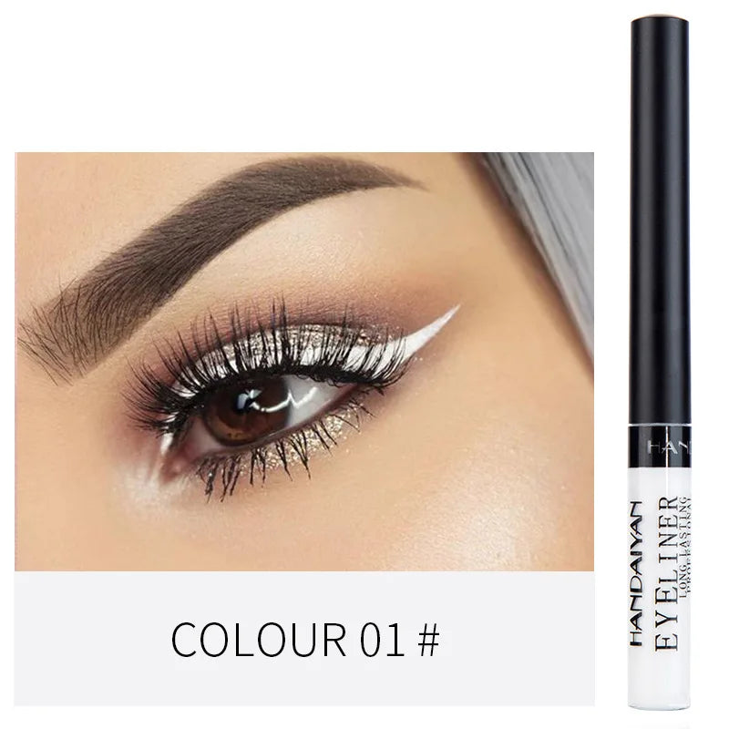 Waterproof Matte Liquid Eyeliner Long Lasting Quick Dry Non Smudging UV Luminous Gel Makeup for Smokey Eyes