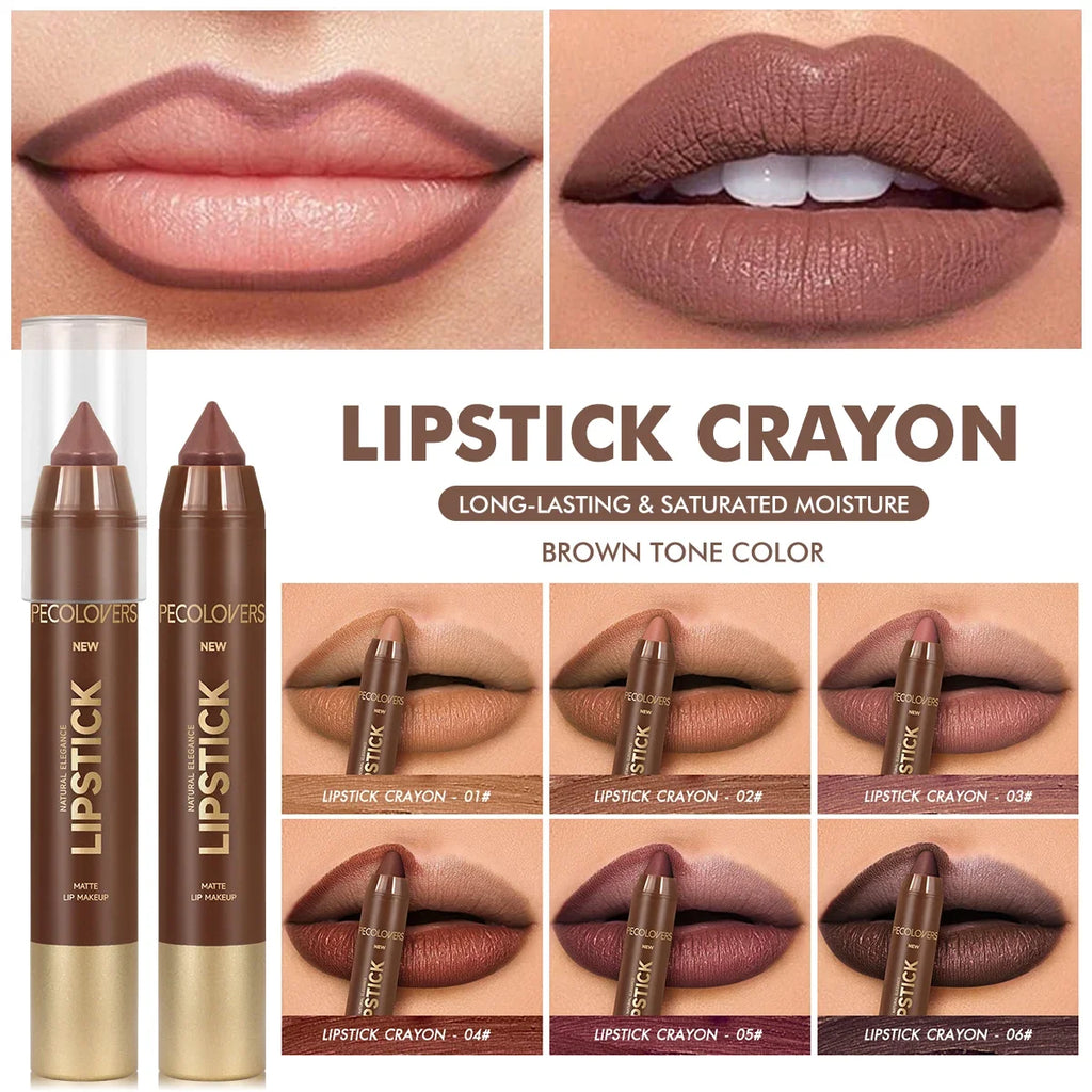 Matte Velvet Lipstick – Long-Lasting, Waterproof, Non-Stick & Transfer-Proof
