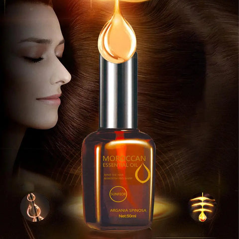 Moroccan Argan Oil Hair Mask 50/60ml – Leave-In Treatment for Frizz Control, Hydration & Split Ends Repair, Salon/Home Use