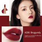 Matte Lipstick Set 3 Colours with Silver Chain Bag Waterproof Non-Stick Long Lasting Makeup Red 3.5gx3pcs for Women and Girls